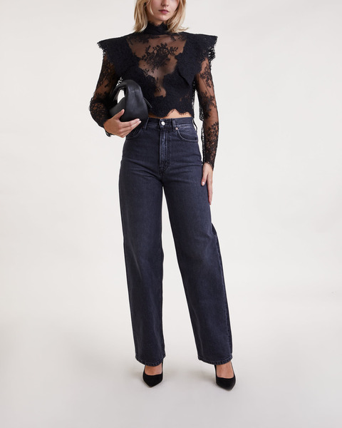 Topp Sensory Lace Bodice  Svart 2