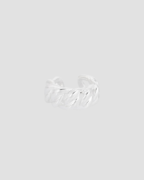Earcuff Curb Silver ONESIZE 1