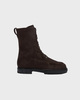 Aeyde Ankle Boot Tate Cow Suede Leather Dark brown EUR 41