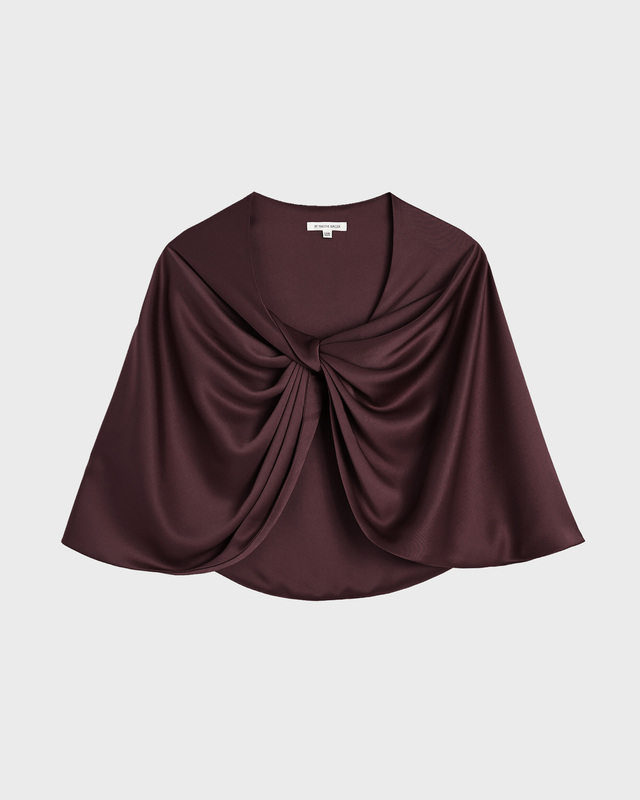 By Malene Birger Cape Pinlos Aubergine ONESIZE