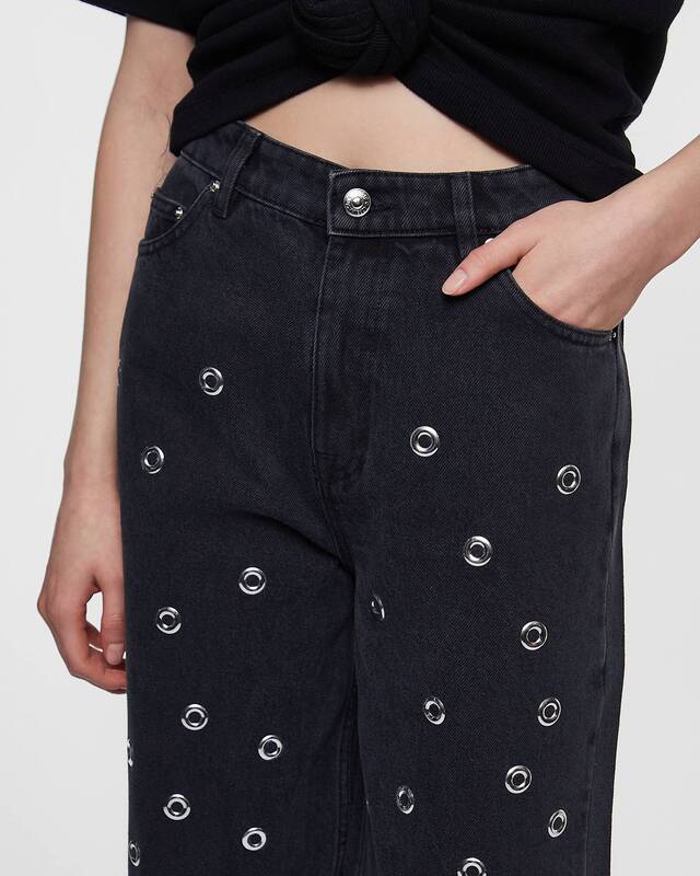 ROTATE Birger Christensen Jeans High Rise  Grå 26