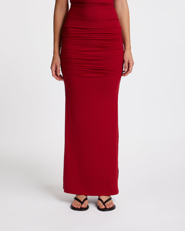 Wakakuu Icons Skirt Palma Röd L