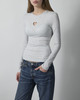 CLOEYS Topp Tight Long Sleeve Grey S