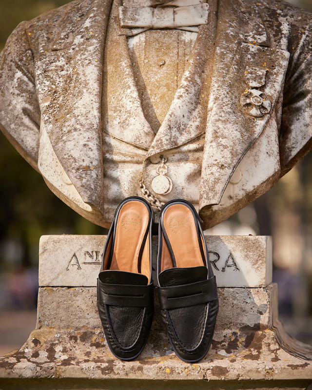 ATP Atelier Loafers Capriana Black Nappa Svart EUR 37