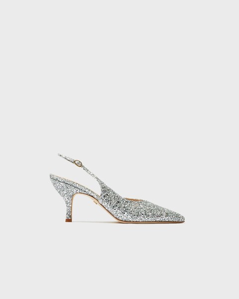 Heels Elena Glitter  Silver 1