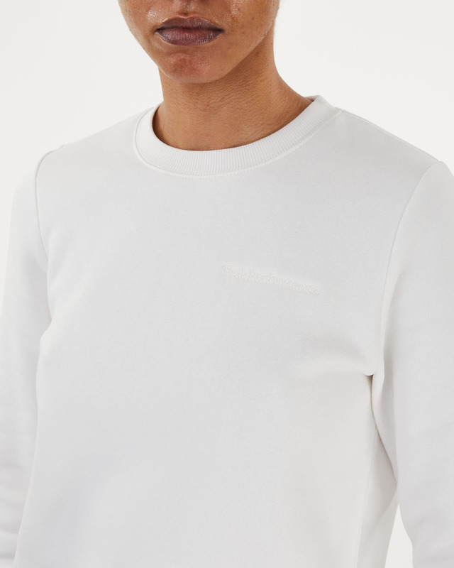 Peak Performance Tröja W Original Small Logo Crew Offwhite S