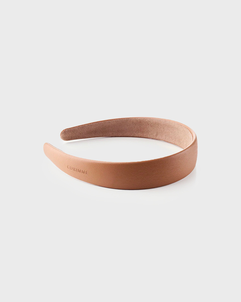 Vegan Diadem Wide Plain Camel ONESIZE 1