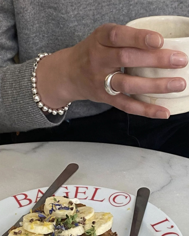 LIÉ STUDIO Ring Anna Silver 56