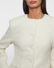Malina Kavaj Carol Fitted  Offwhite L