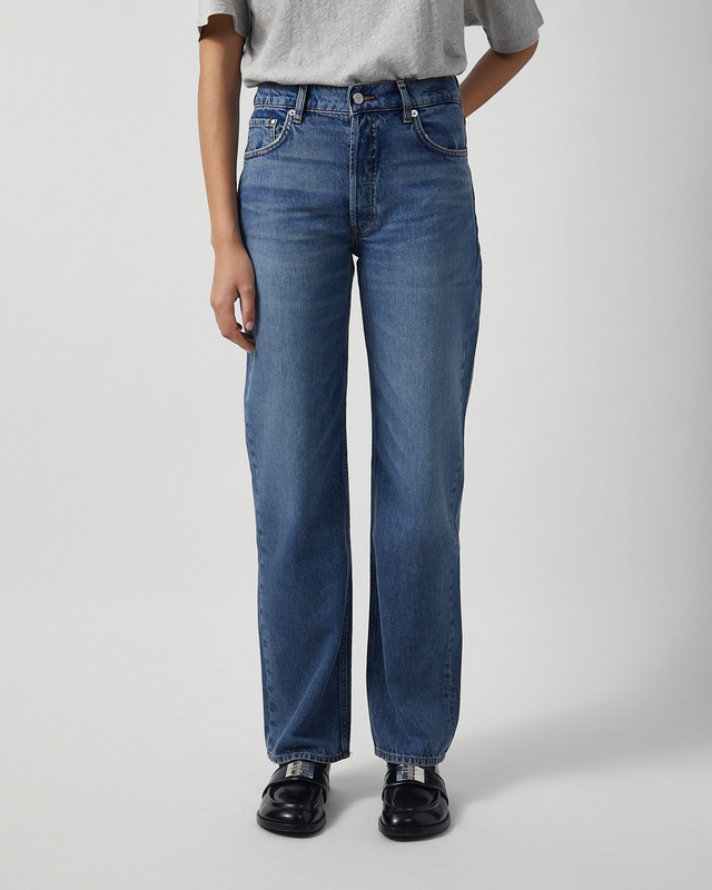 Anine Bing Jeans Gavin Long Mosaic Blue Blue 28