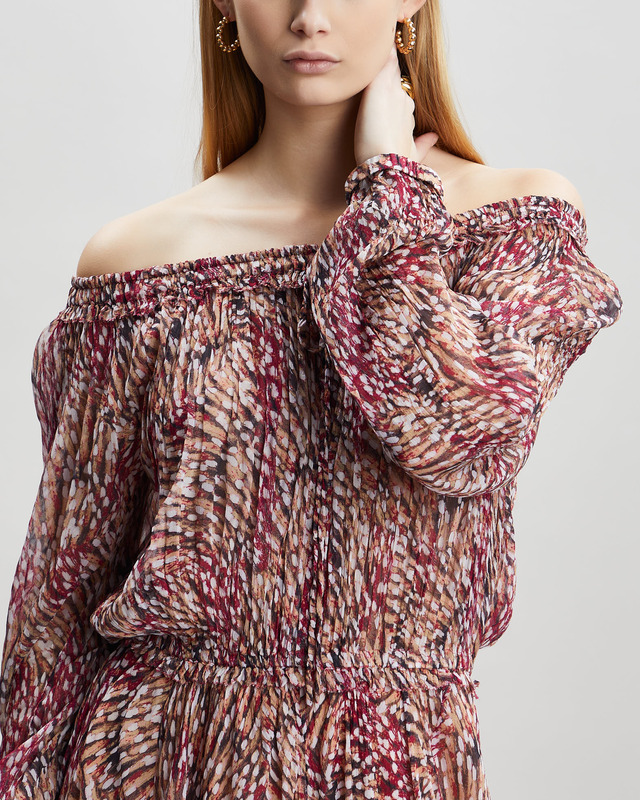 Isabel Marant Étoile Klänning Volga Hallonröd FR 38 (EUR 36)