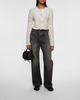 Acne Studios Kofta Open Stitch Bow  Vit S