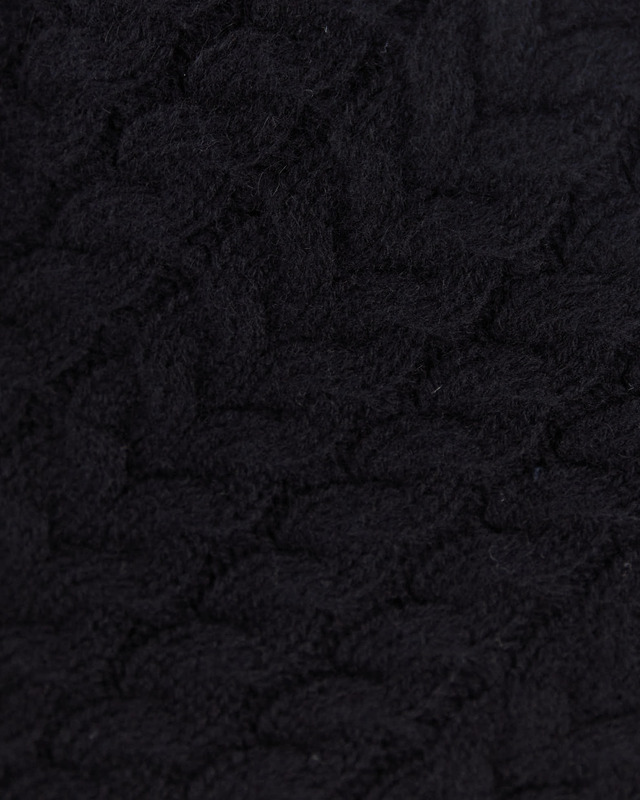 LouLou Studio Skirt Alsen Cable Knit Black L