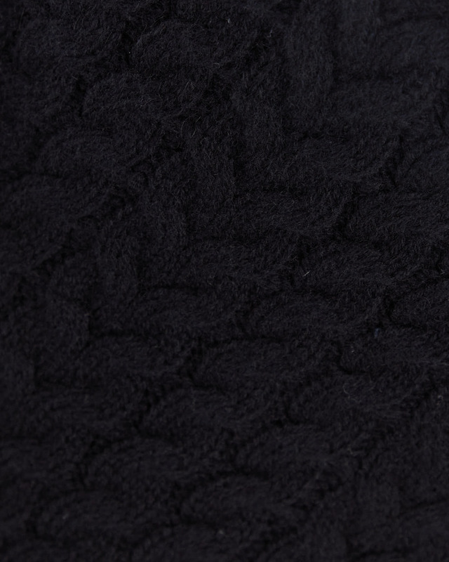 LouLou Studio Skirt Alsen Cable Knit Black L