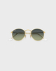 Ray-Ban Sunglasses Round Metal 53 Guld ONESIZE