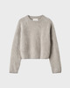 Soft Goat Genser Brushed Crewneck Greige M