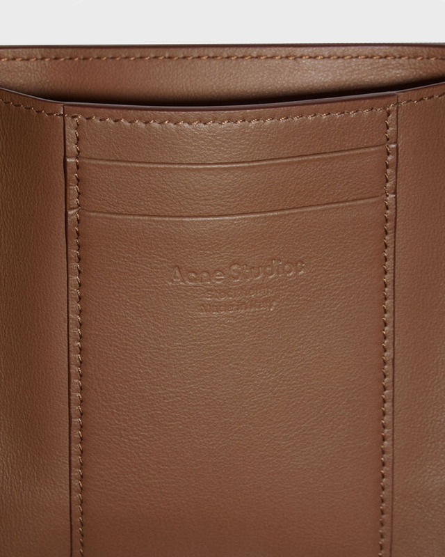 Acne Studios Wallet Musubi Folded Camel ONESIZE