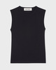 RÓHE Top Tight Rib Tank Black 34