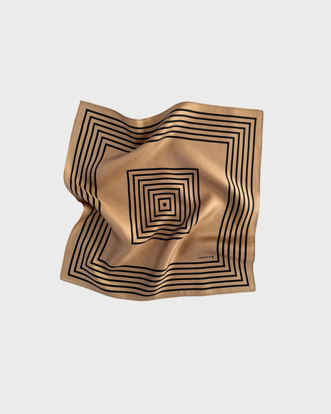 Scarf No.15 Cappuchino 50x50 Beige ONESIZE 1