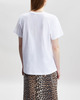 Ganni T-Shirt Thin Jersey Relaxed O-neck Vit M