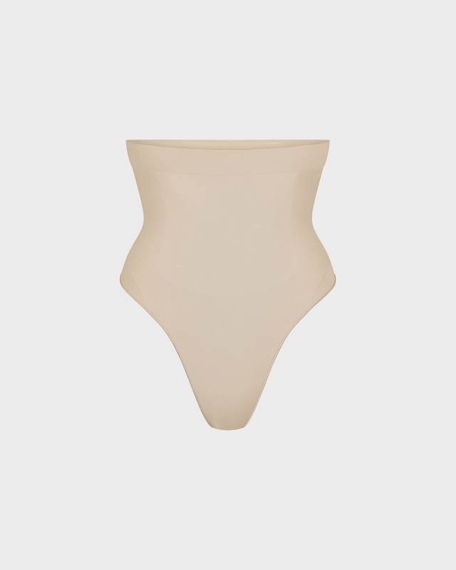 Skims Stringtruse Seamless Sculpt High Waist Sand M