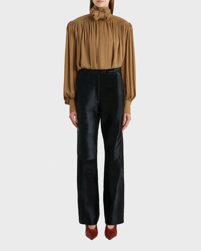 KHAITE Bluse Vali Black/gold US 4 ( EUR 36)