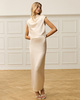 Wakakuu Icons Satinkjol Modena Long Beige L