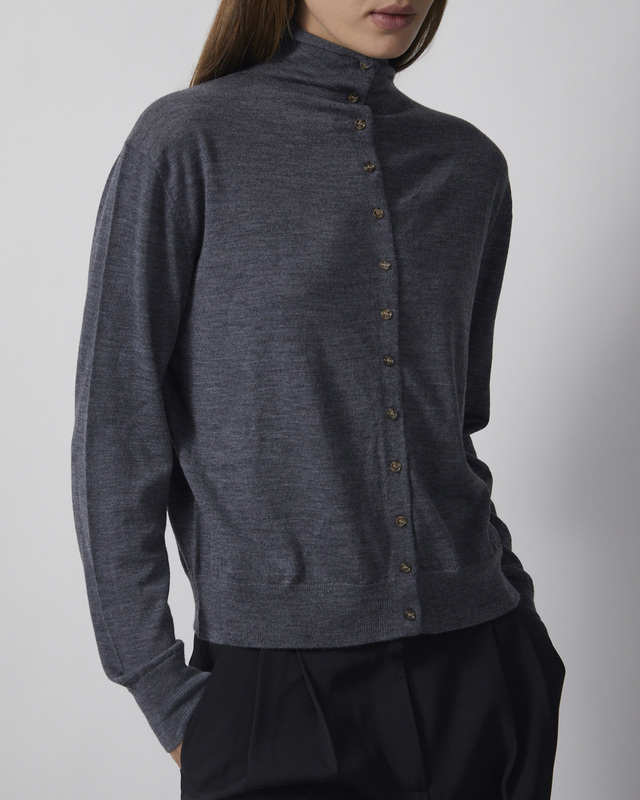 Wakakuu Icons Cardigan Willa Merino Wool Grey XL
