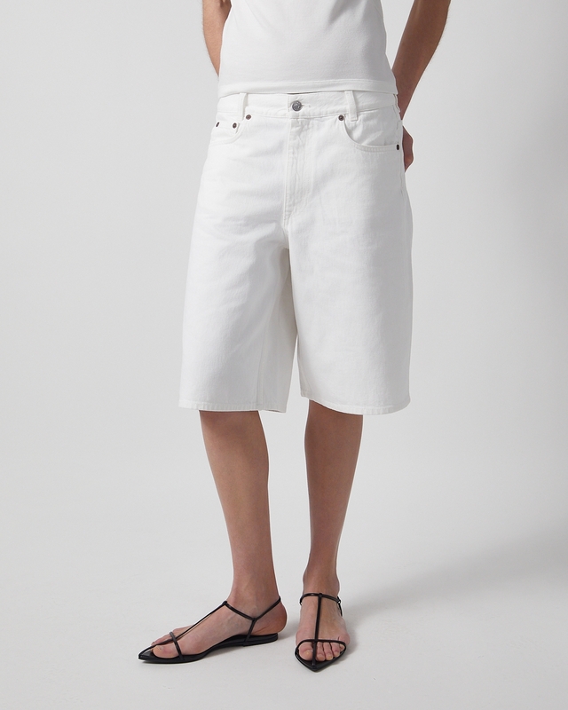 Dagmar Shorts Baggy Fit White 36