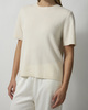 Soft Goat T-skjorte Oversized Cashmere White L