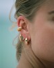 Anni Lu Earring The Big O Hoop Guld ONESIZE