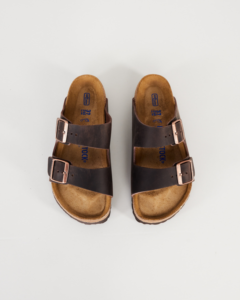 Sandal arizona soft footbed regular Brun 2