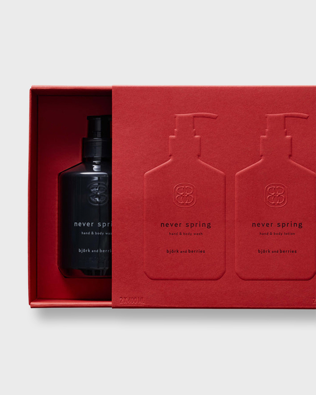 Björk and Berries  Hand & Body Duo Never Spring Transparent ONESIZE