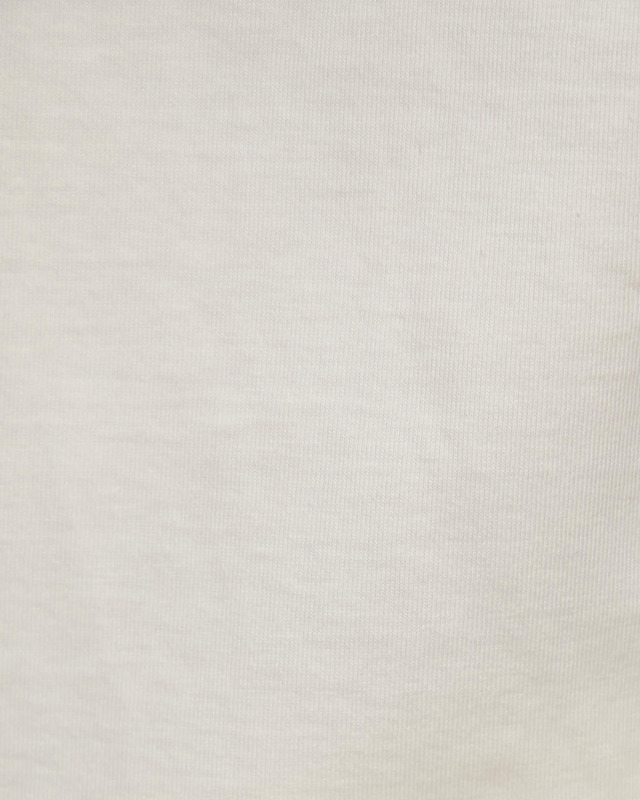 Moncler T-Shirt Crochet Accent Cotton Natural XS