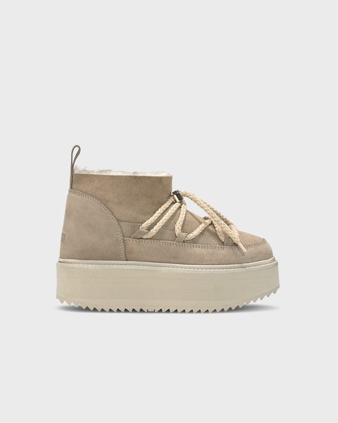 Boots Classic Low Platform Beige 1