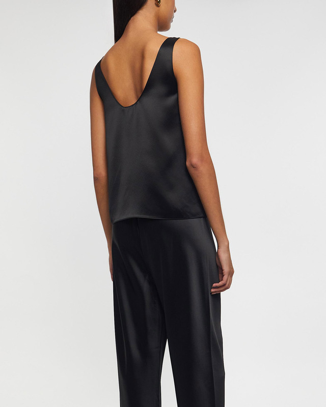 Almada Label  Topp Romy Satin  Svart S