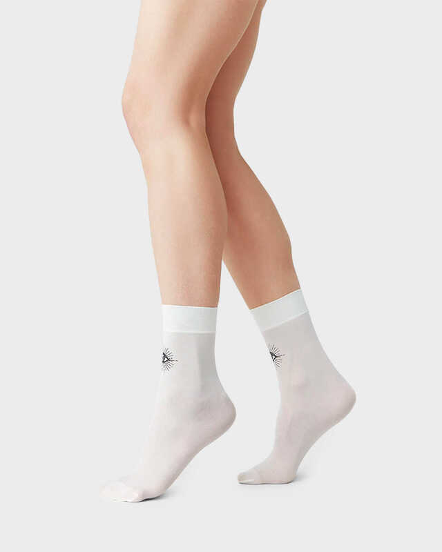 Swedish Stockings Mio Strumpor Ivory ONESIZE