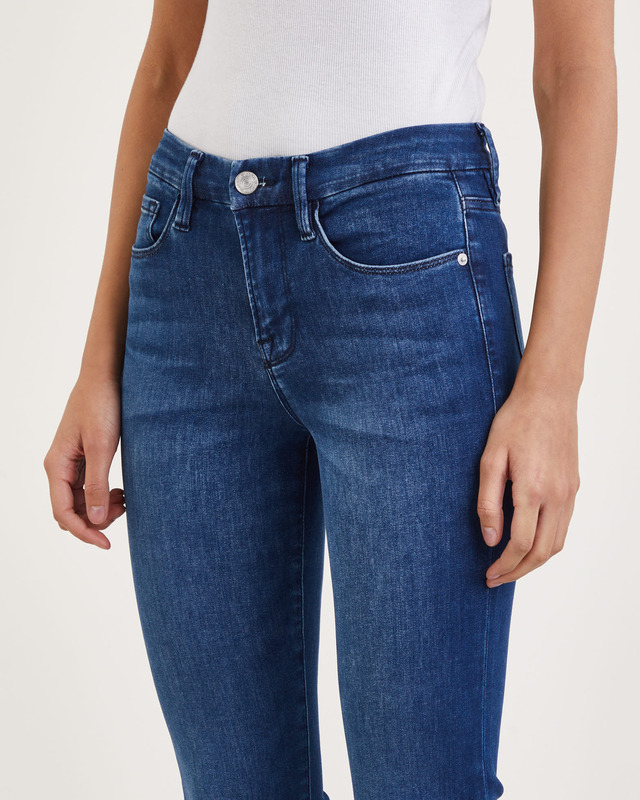 Frame Jeans Le Crop Mini Boot Bornstein Blå 30