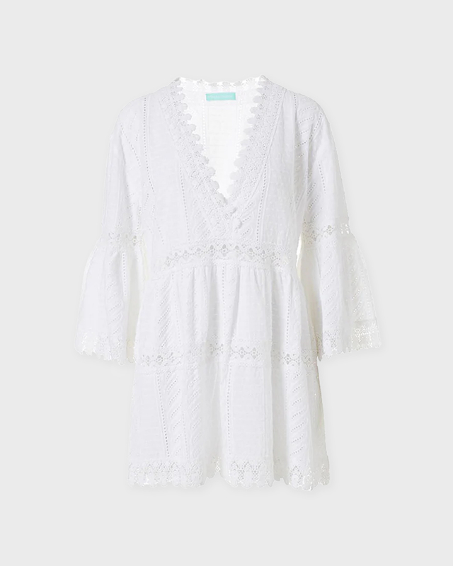 Melissa Odabash Kaftan Victoria  White M