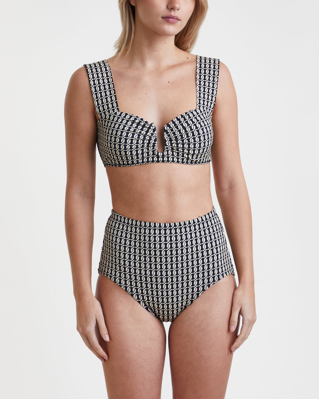 By Malene Birger Bikini Bottoms Belira  Svart/vit XS