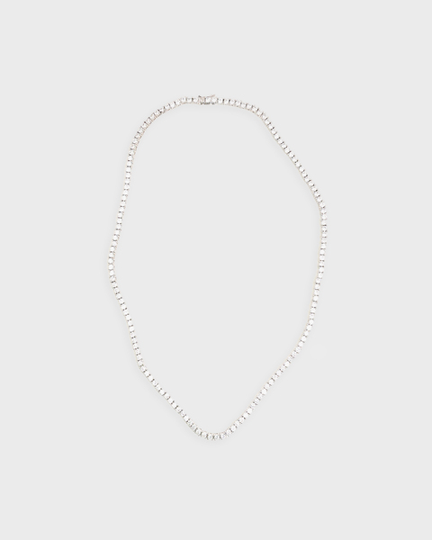 Necklace Tennis  Vit ONESIZE 1