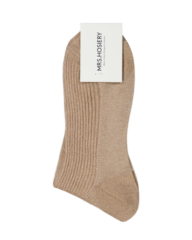 Strumpor Mrs Infinity Ribbed Sand 39-41