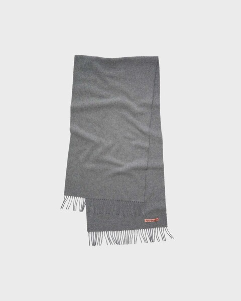 Scarf Mohair Checked Grey ONESIZE 1