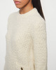 Moncler Sweater Wool Alpaca Jumper Bouclé Natural XS