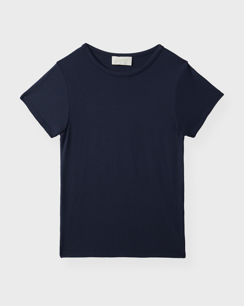 T-Shirt Baby Tee Modal Navy 1