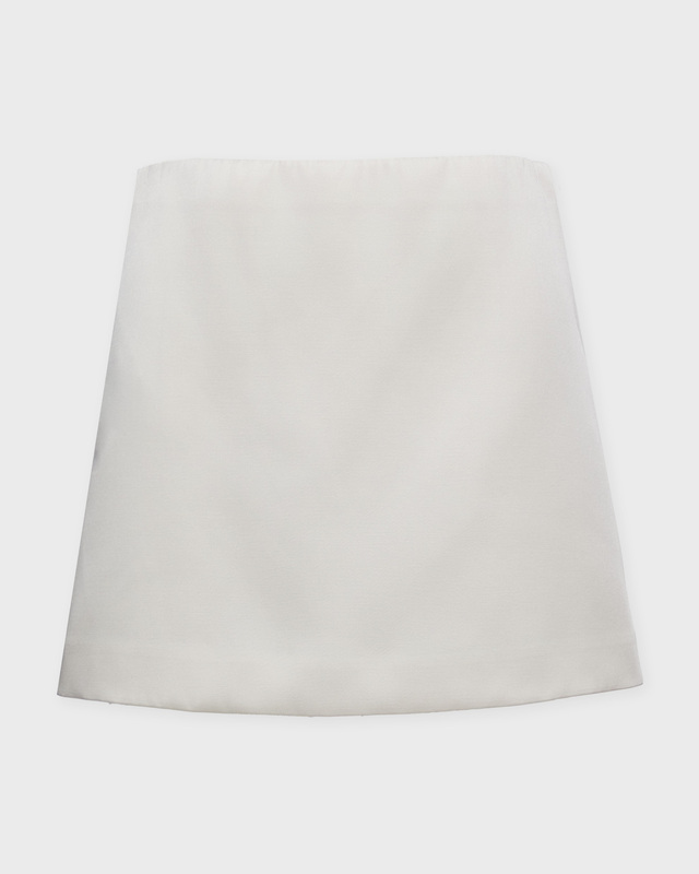 Wakakuu Icons Skirt Miami Mini Satin Creme S