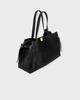YUZEFI Bag Gyoza Tote Suede Black ONESIZE