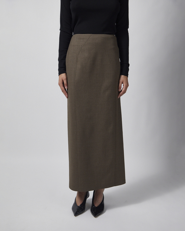 Jil Sander Kjol 148 Mörkbrun IT 42 (EUR 38)