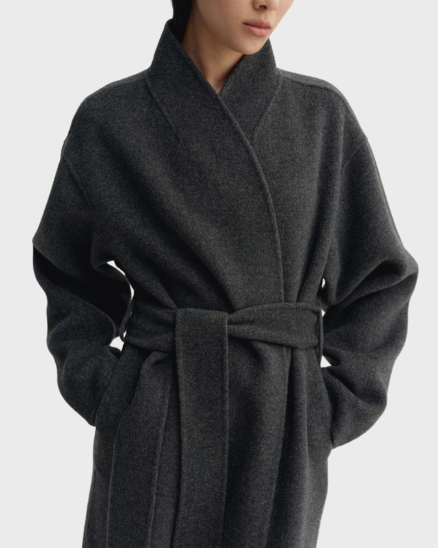 Almada Coat Mara Doublé Dark Grey XS