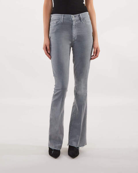 Jeans The Weekender Fray Ljusgrå 1
